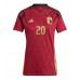 Maillot de foot Belgique Lois Openda #20 Domicile vêtements Femmes Europe 2024 Manches Courtes